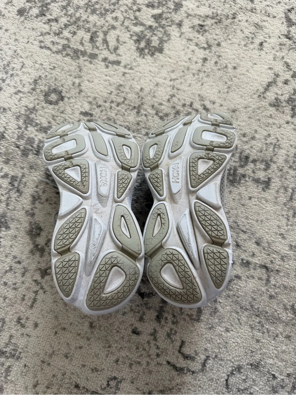 Hoka Bondi 8 Running Shoes Harbor Mist Lunar Rock